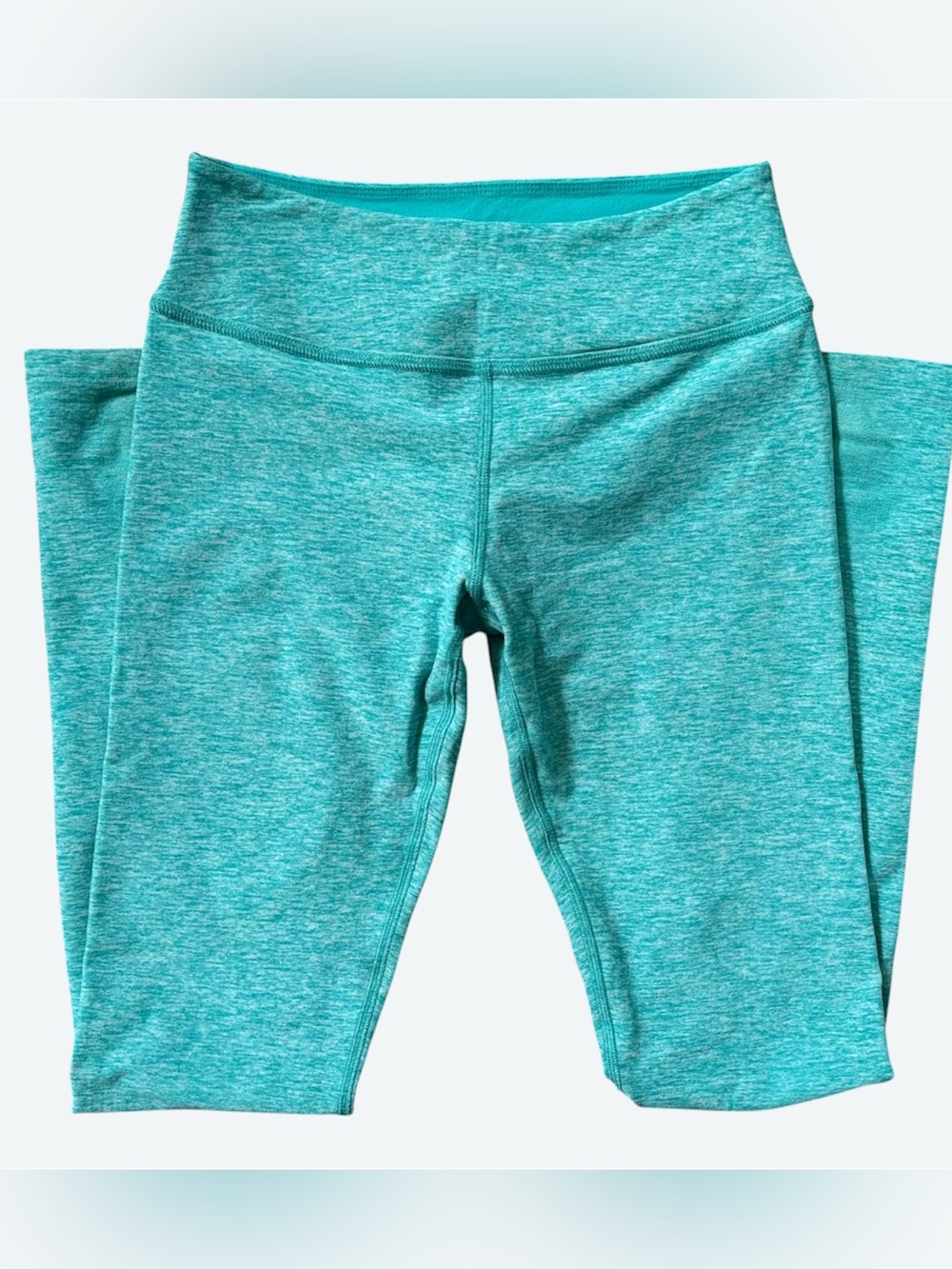 Beyond Yoga Turquoise Heather Spacedye Leggings Mid-Rise | Small